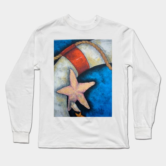 Sea Still Life Long Sleeve T-Shirt by Jonesyinc